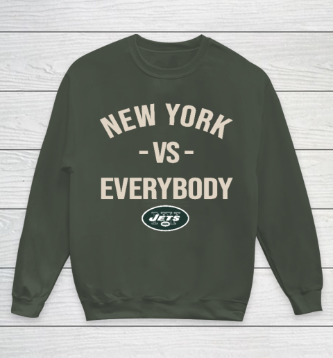New York Jets Vs Everybody Youth Sweatshirt 8
