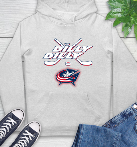NHL Columbus Blue Jackets Dilly Dilly Hockey Sports Hoodie