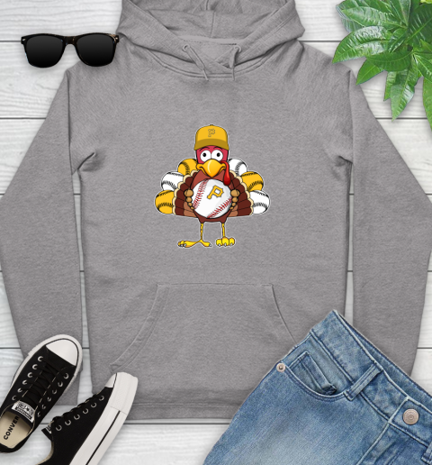 Pittsburgh Pirates Turkey thanksgiving Youth Hoodie 6