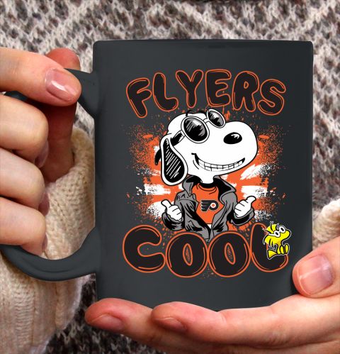 NHL Hockey Philadelphia Flyers Cool Snoopy Shirt Ceramic Mug 11oz