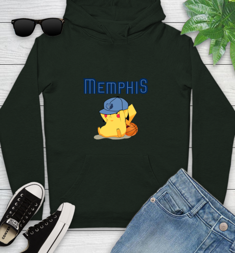 NBA Pikachu Basketball Sports Memphis Grizzlies Youth Hoodie 13