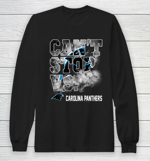NFL Carolina Panthers Can't Stop Vs Long Sleeve T-Shirt