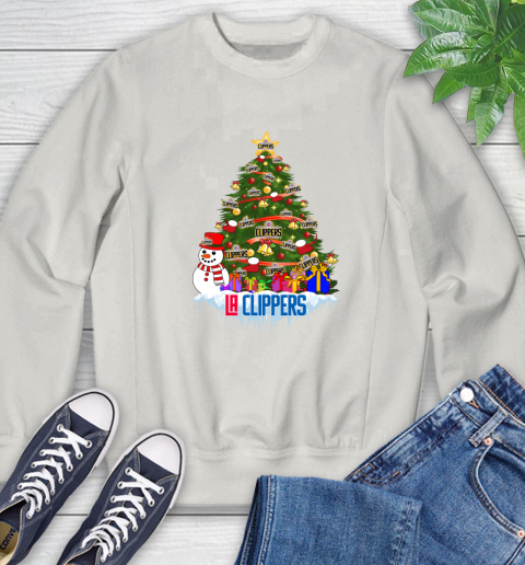 LA Clippers Merry Christmas NBA Basketball Sports Sweatshirt 12