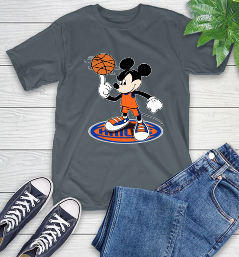NBA Basketball New York Knicks Cheerful Mickey Disney Shirt T-Shirt 7