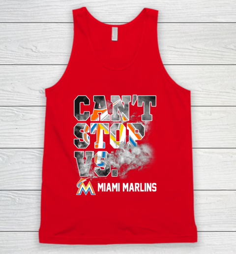 MLB Miami Marlins Baseball Can't Stop Vs Marlins Tank Top 5