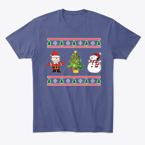 cjv6 snoopy and woodstock ugly christmas classic t shirt 2 front purple