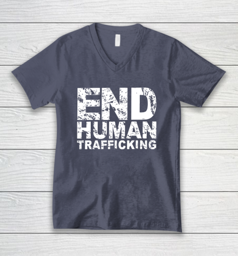 End Human Trafficking Shirt V-Neck T-Shirt 7