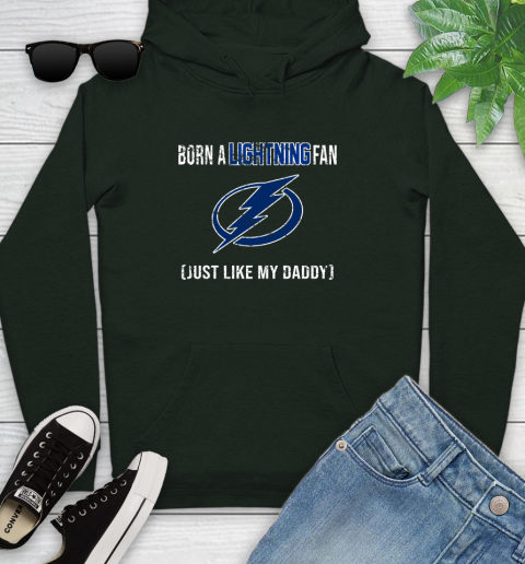 NHL Tampa Bay Lightning Hockey Loyal Fan Just Like My Daddy Shirt Youth Hoodie 12