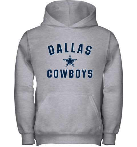 Dallas Cowboys NFL Pro Line by Fanatics Branded Gray Youth Hoodie