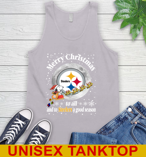 Pittsburgh Steelers Merry Christmas To All And To Steelers A Good Season NFL Football Sports Tank Top 3