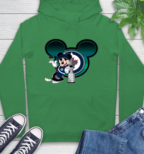 NHL Winnipeg Jets Stanley Cup Mickey Mouse Disney Hockey T Shirt Hoodie 8