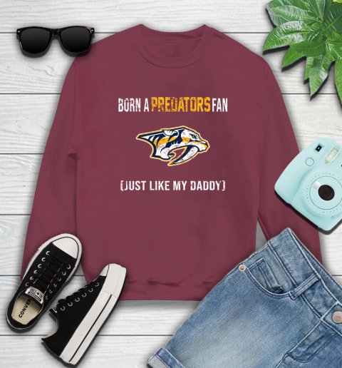 NHL Nashville Predators Hockey Loyal Fan Just Like My Daddy Shirt Sweatshirt 6 NHL Nashville Predators Hockey Loyal Fan Just Like My Daddy Shirt Sweatshirt - Image 6