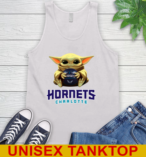 NBA Basketball Charlotte Hornets Star Wars Baby Yoda Shirt 70