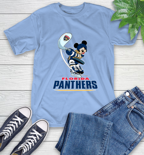 NHL Hockey Florida Panthers Cheerful Mickey Mouse Shirt T-Shirt 12