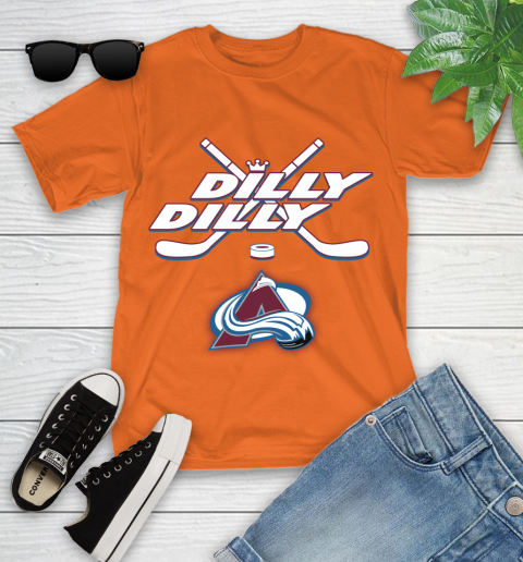 NHL Colorado Avalanche Dilly Dilly Hockey Sports Youth T-Shirt 7