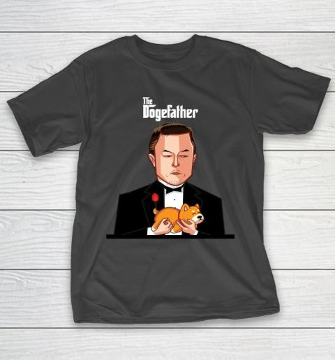 Dogecoin The DogeFather Funny T-Shirt
