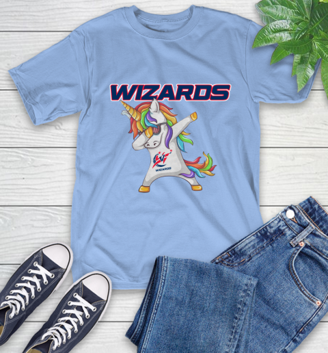 Washington Wizards NBA Basketball Funny Unicorn Dabbing Sports T-Shirt 11