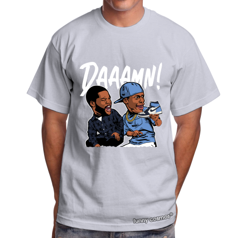Air Jordan 1 Obsidian UNC Matching Sneaker Shirt Daaamn Meme Blue And Navy Sneaker Navy Tshirt