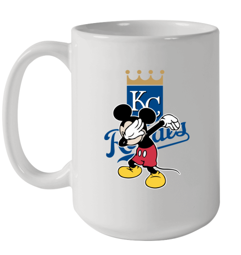 Kansas City Royals MLB Baseball Dabbing Mickey Disney Sports Ceramic Mug 15oz