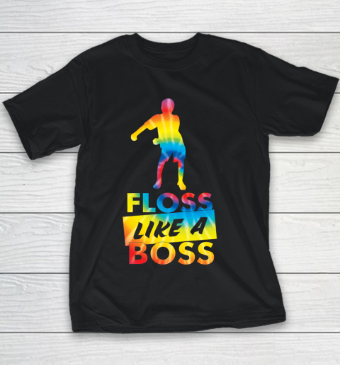 Fortnite Tshirt Tie Dye Floss Like A Boss  Flossing Dance Youth T-Shirt