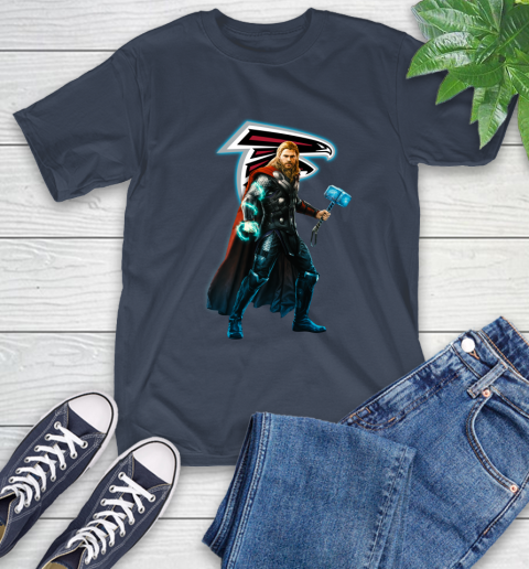 NFL Thor Avengers Endgame Football Atlanta Falcons T-Shirt 4