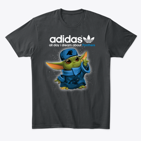 The Baby Yoda Adidas All Day I Dream About Carolina Panthers T-Shirt