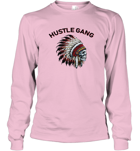 Hustle Gang q5sn hustle gang long sleeve tee 14 front light pink