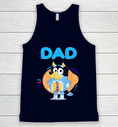 Family Blueys Love Dad Love Mom Blueys Love Mom Tank Top 2