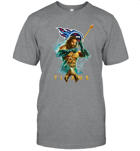 NFL Tennessee Titans Aquaman DC Football Sports VorTuzVuREl classic t shirt 2 95 151514 front sport grey