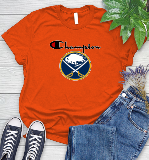 NHL Hockey Buffalo Sabres Champion Shirt Women's T-Shirt 2