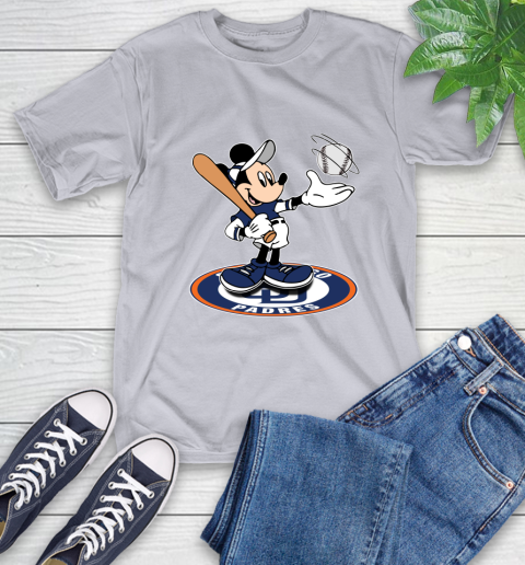 MLB Baseball San Diego Padres Cheerful Mickey Disney Shirt T-Shirt 6