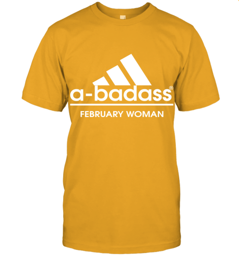 A Badass February Woman Are Born In March Unisex Jersey Tee