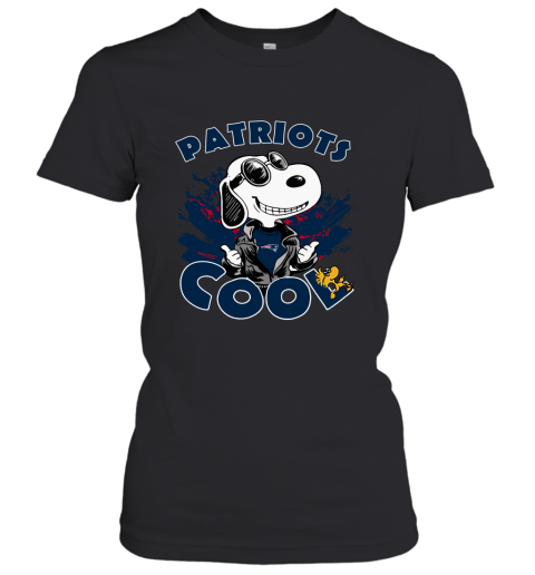 New England Patriots Snoopy Joe Cool We're Awesome Women's T-Shirt