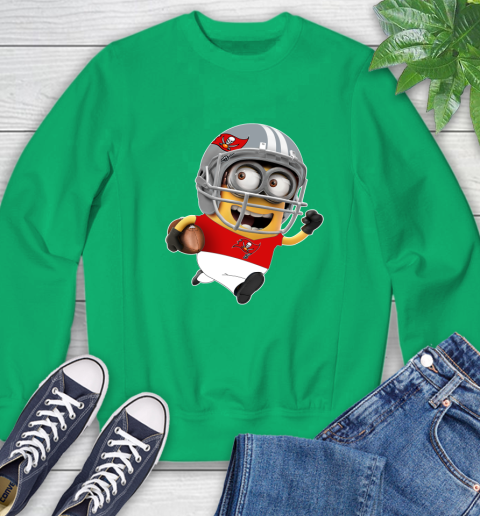 NFL Tampa Bay Buccaneers Minions Disney Football Sports Sweatshirt 6