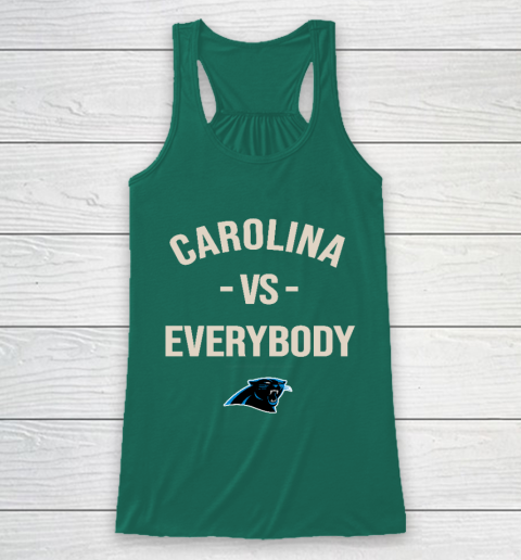 Carolina Panthers Vs Everybody Racerback Tank 5