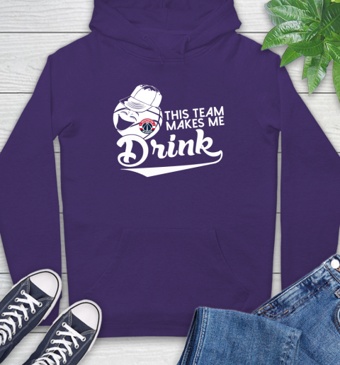 Washington Wizards NBA Basketball This Team Makes Me Drink Adoring Fan Hoodie 5