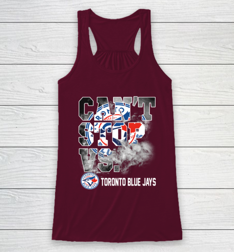 MLB Toronto Blue Jays Baseball Can't Stop Vs Blue Jays Racerback Tank 2