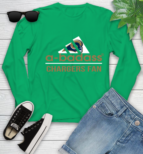 Los Angeles Rams NFL Football A Badass Adidas Adoring Fan Sports Youth Long Sleeve 7