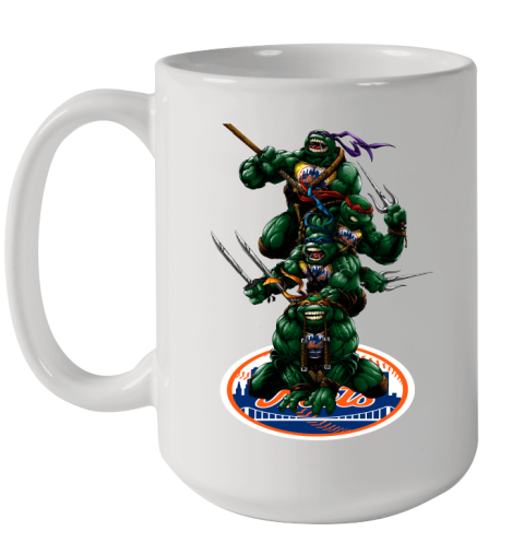 MLB Baseball New York Mets Teenage Mutant Ninja Turtles Shirt Ceramic Mug 15oz