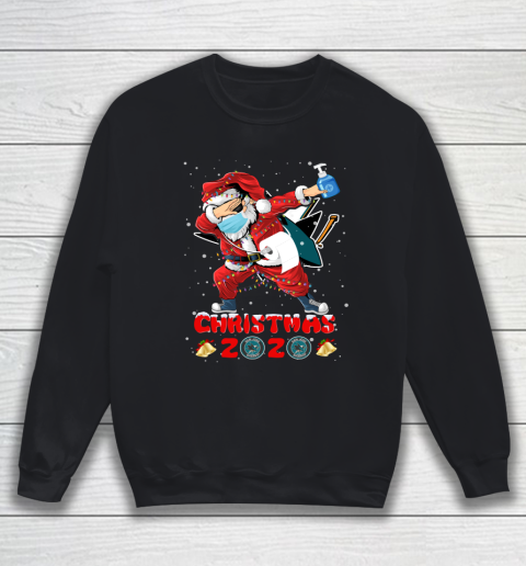 San Jose Sharks Funny Santa Claus Dabbing Christmas 2020 NHL Sweatshirt