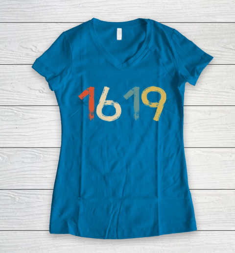 1619 Project Retro Women's V-Neck T-Shirt 5