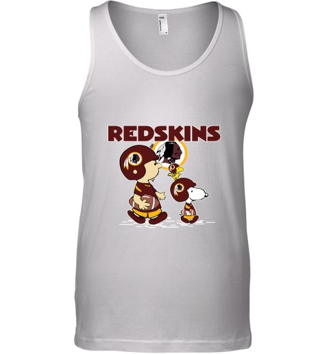 Washington Redskins Let's Play Football Together Snoopy NFL Shirts Tank Top