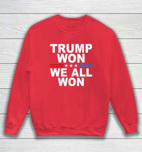Trump Won  We All Won 2024 USA Flag Sweatshirt 6