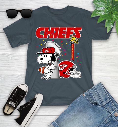 Kansas City Chiefs Champions Super Bowl 2020 Snoopy Middle Finger Shirt 108