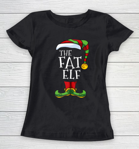 Fat Elf Family Matching Christmas Group Funny Pajama Women's T-Shirt