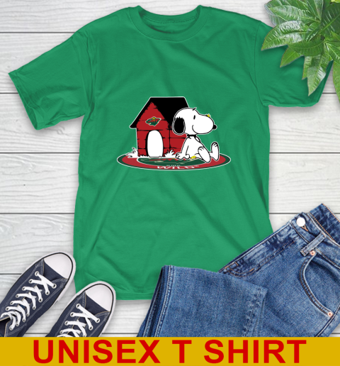 NHL Hockey Minnesota Wild Snoopy The Peanuts Movie Shirt T-Shirt 7