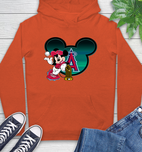 MLB Los Angeles Angels The Commissioner's Trophy Mickey Mouse Disney Hoodie 5