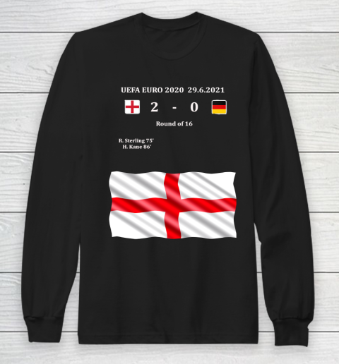England Beat Germany 2  0 Uefa euro 2020 Round of 16 Long Sleeve T-Shirt