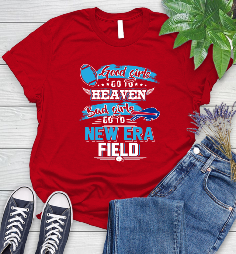 Buffalo Bills NFL Bad Girls Go To New Era Field Shirt Women's T-Shirt 13