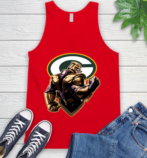 NFL Thanos Avengers Endgame Football Sports Green Bay Packers Tank Top 6